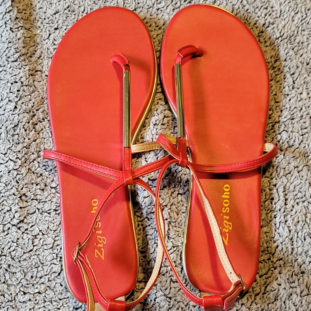 Red Sandals